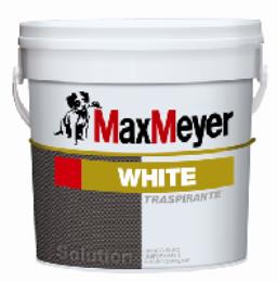WHITE 5LT. Pittura Murale Traspirante Max-Meyer